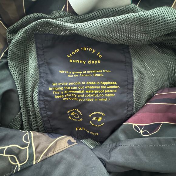 Farm Rio Elephants Maxi Raincoat - Picture 7 of 8